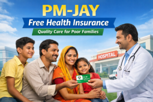 "हवेली पुणे गरीब कुटुंबांसाठी PM-JAY मोफत आरोग्य विमा रुग्णालय सेवा"